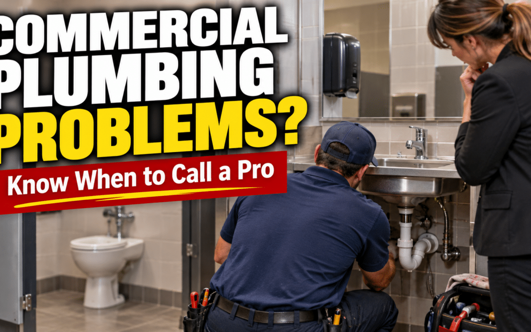 Common Commercial Plumbing Problems and When to Call a Plumber